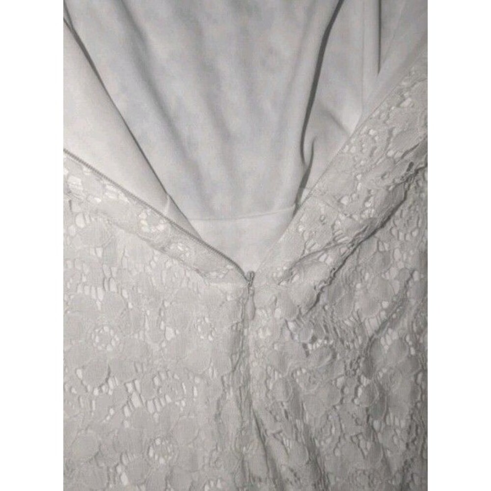 Lookbook Women’s Maxi Dress Size 12 Ivory 3/4 Sleeve Lace NEW with Tags - Picture 6 of 15